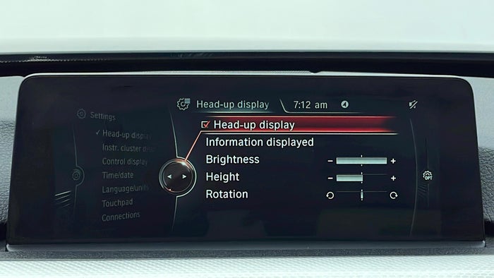 BMW 435I-Heads Up Display