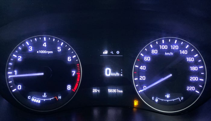2015 Hyundai Elite i20 ASTA 1.2, Petrol, Manual, 58,501 km, Odometer Image