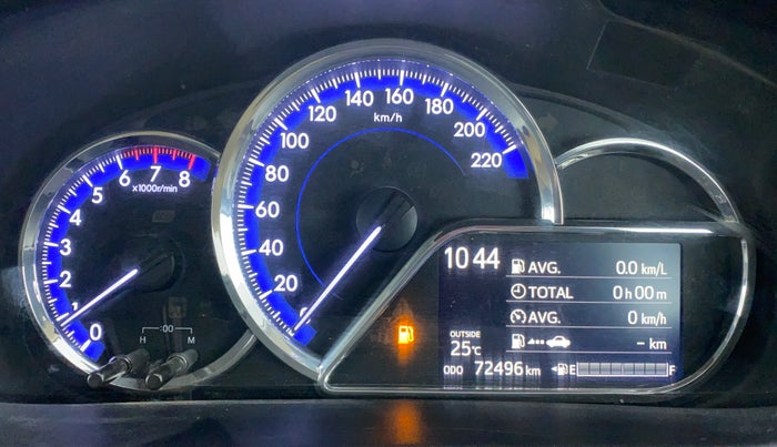 2020 Toyota YARIS G MT, Petrol, Manual, 72,618 km, Odometer Image
