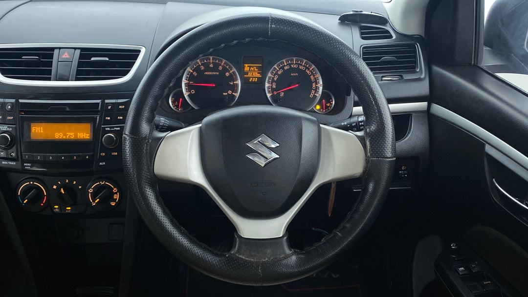 Steering Wheel Close Up