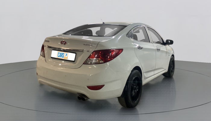 2011 Hyundai Verna FLUIDIC 1.6 CRDI SX OPT, Diesel, Manual, 91,958 km, Right Back Diagonal