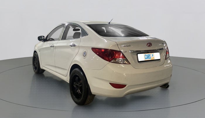 2011 Hyundai Verna FLUIDIC 1.6 CRDI SX OPT, Diesel, Manual, 91,958 km, Left Back Diagonal