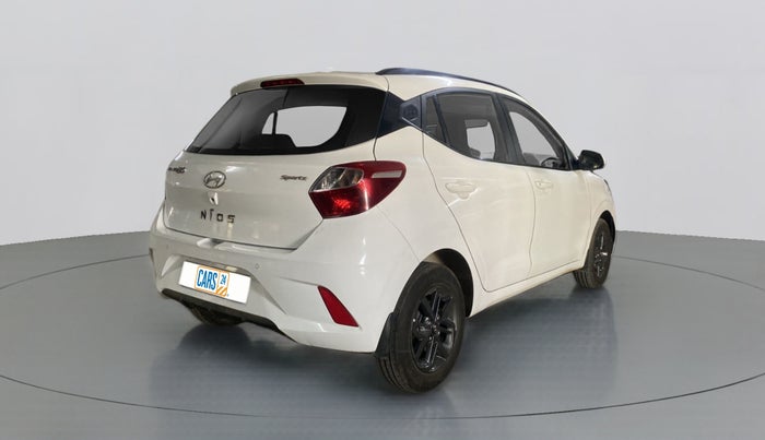 2020 Hyundai GRAND I10 NIOS SPORTZ PETROL, Petrol, Manual, 18,196 km, Right Back Diagonal