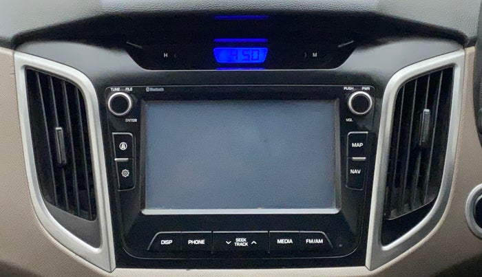 2018 Hyundai Creta SX PLUS 1.6 PETROL, Petrol, Manual, 57,288 km, Infotainment system - Music system not functional