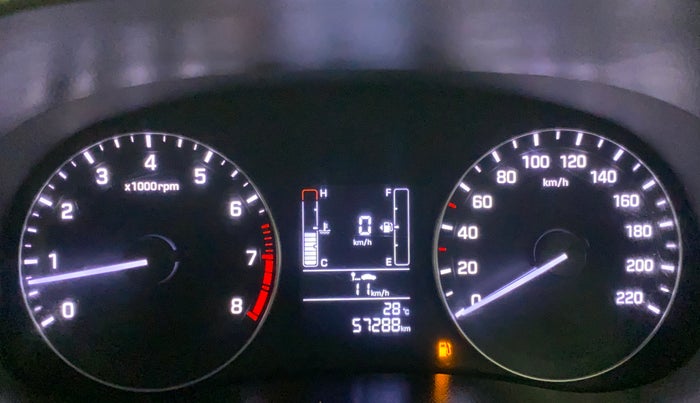 2018 Hyundai Creta SX PLUS 1.6 PETROL, Petrol, Manual, 57,288 km, Odometer Image