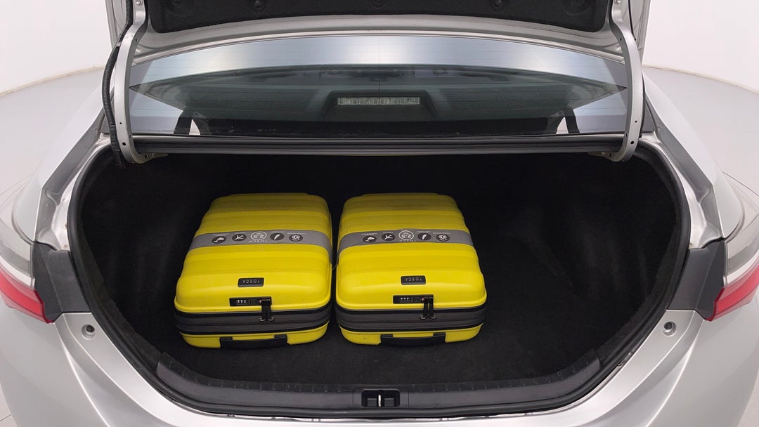 Boot Inside View with Luggage