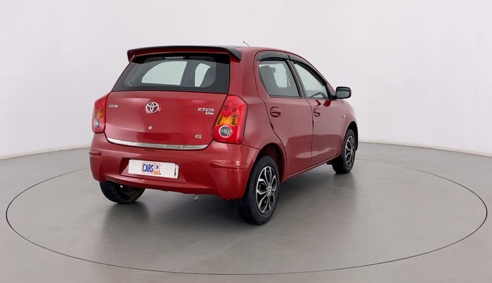 2011 Toyota Etios Liva G, Petrol, Manual, 66,370 km, Right Back Diagonal