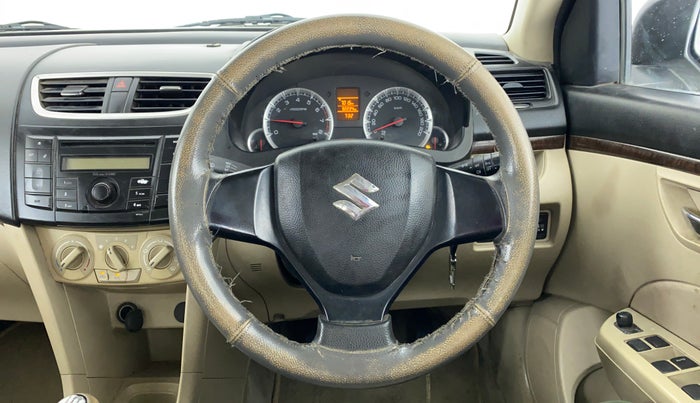 2012 Maruti Swift Dzire VXI, Petrol, Manual, 92,545 km, Steering Wheel Close Up