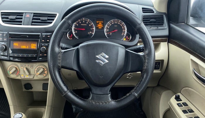 2015 Maruti Swift Dzire VXI, Petrol, Manual, 49,686 km, Steering Wheel Close Up