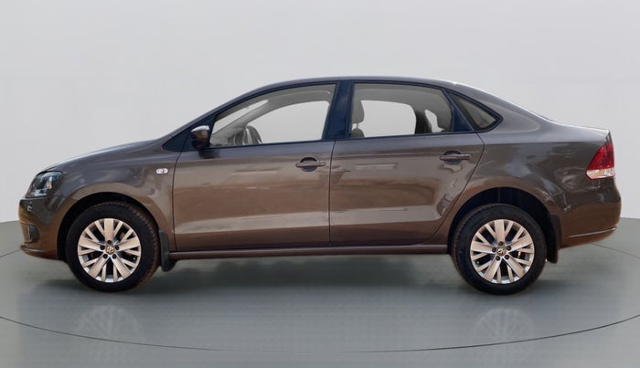 2014 Volkswagen Vento HIGHLINE 1.2 TSI AT, Petrol, Automatic, 88,675 km, Left Back Diagonal