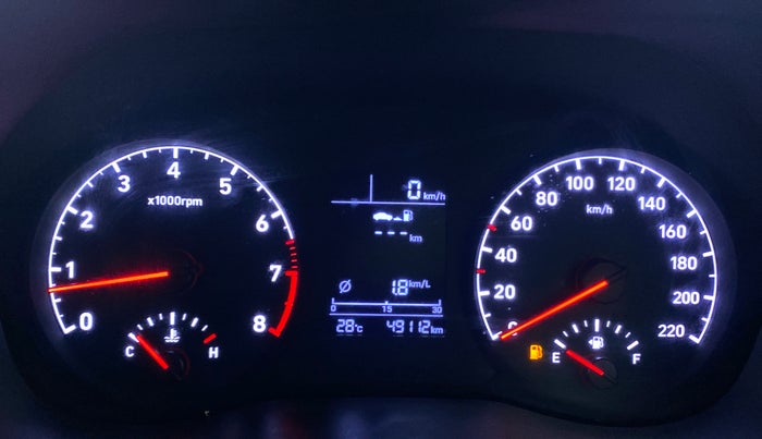 2018 Hyundai Verna 1.6 SX VTVT, Petrol, Manual, 49,112 km, Odometer Image
