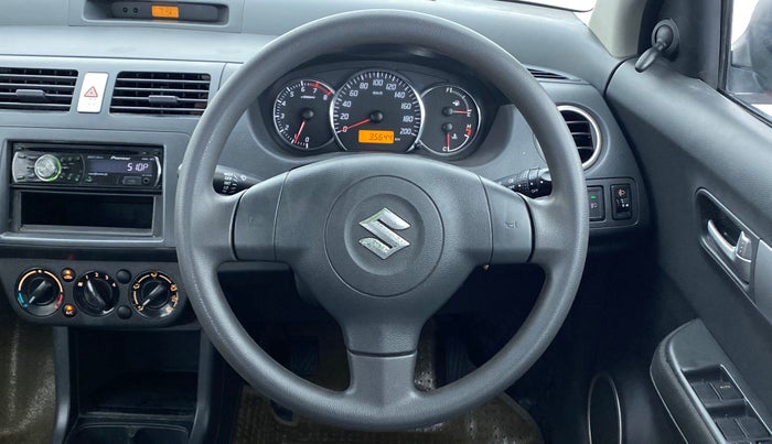 2010 Maruti Swift VXI D, Petrol, Manual, 35,865 km, Steering Wheel Close Up