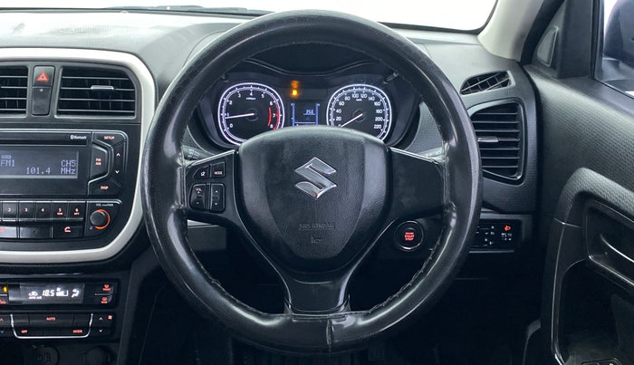 2020 Maruti Vitara Brezza VXI, Petrol, Manual, 72,255 km, Steering Wheel Close Up