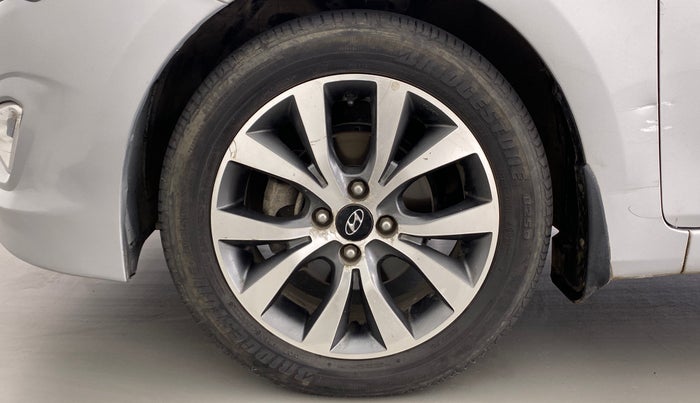 2015 Hyundai Verna FLUIDIC 1.6 SX CRDI, Diesel, Manual, 93,836 km, Left Front Wheel