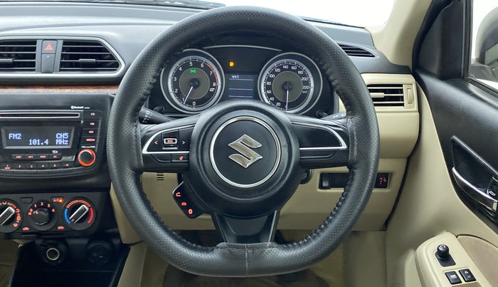 2017 Maruti Dzire VXI, Petrol, Manual, 49,022 km, Steering Wheel Close Up