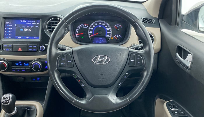 2017 Hyundai Grand i10 ASTA 1.2 KAPPA VTVT, Petrol, Manual, 16,912 km, Steering Wheel Close Up