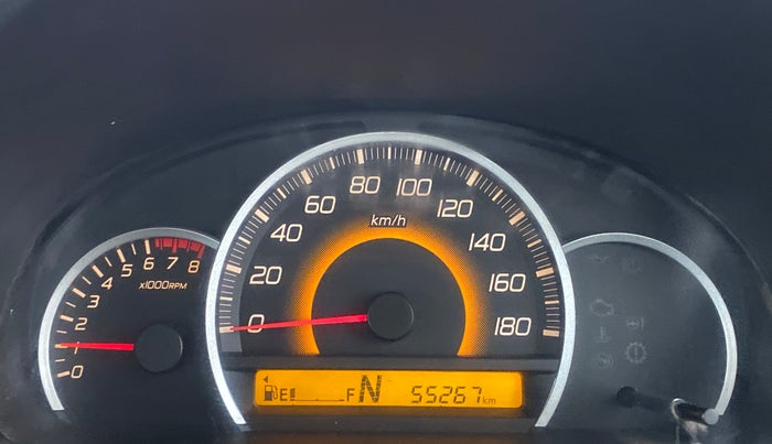 2016 Maruti Wagon R 1.0 VXI AMT, Petrol, Automatic, 55,421 km, Odometer Image