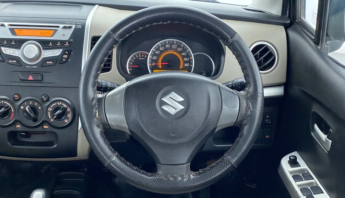 2016 Maruti Wagon R 1.0 VXI AMT, Petrol, Automatic, 55,421 km, Steering Wheel Close Up