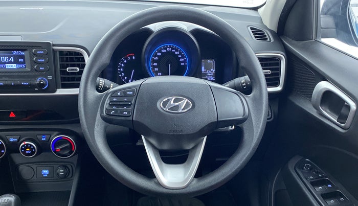 2020 Hyundai VENUE S MT 1.2 KAPPA, Petrol, Manual, 7,432 km, Steering Wheel Close Up