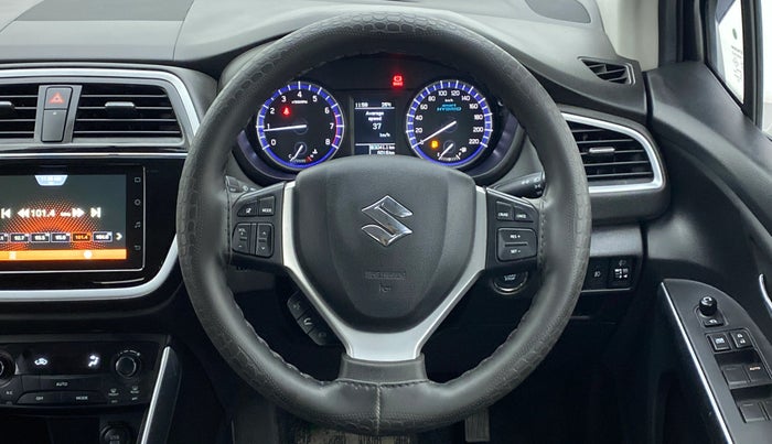 2021 Maruti S Cross ZETA SHVS PETROL, Petrol, Manual, 6,090 km, Steering Wheel Close Up