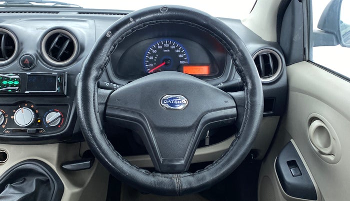 2016 Datsun Go T, Petrol, Manual, 68,790 km, Steering Wheel Close Up