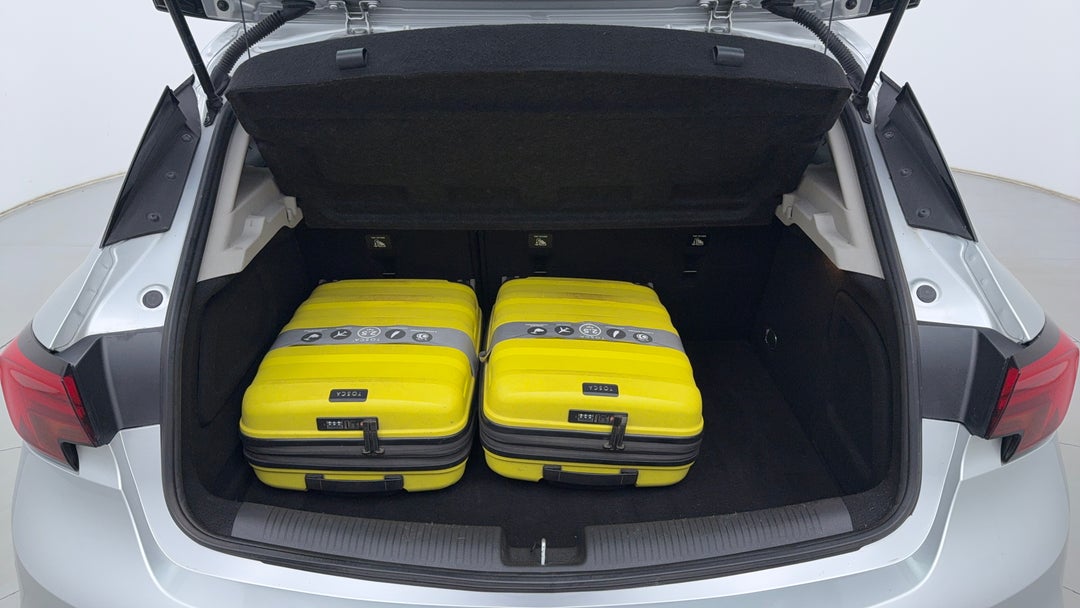 Boot Inside View with Luggage