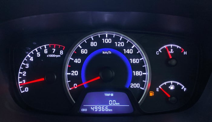 2017 Hyundai Grand i10 ASTA 1.2 KAPPA VTVT, Petrol, Manual, 49,965 km, Odometer Image