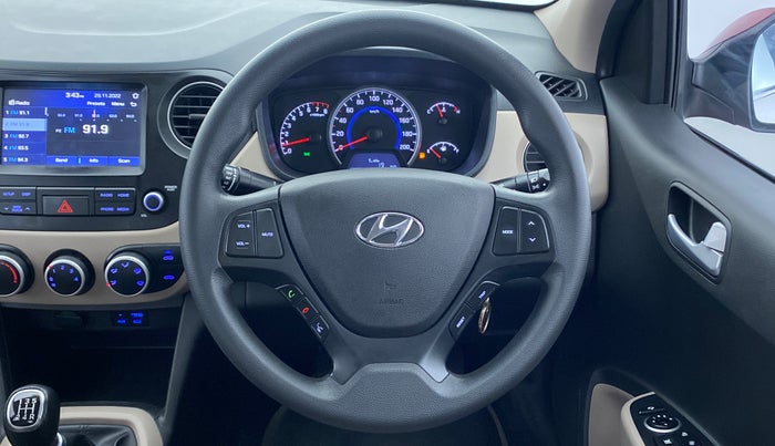 2019 Hyundai Grand i10 SPORTZ 1.2 KAPPA VTVT, Petrol, Manual, 25,143 km, Steering Wheel Close Up