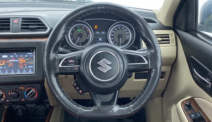 2017 Maruti Dzire VXI AMT, Petrol, Automatic, 43,004 km, Steering Wheel Close Up
