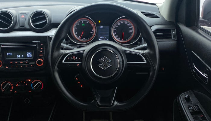 2018 Maruti Swift VXI D, Petrol, Manual, 28,547 km, Steering Wheel Close Up
