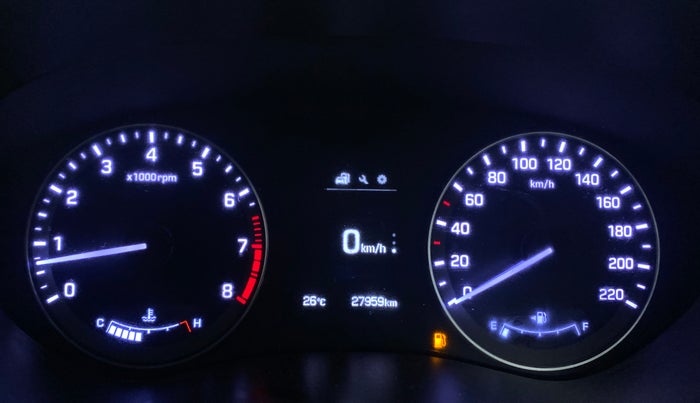 2016 Hyundai Elite i20 ASTA 1.2 (O), Petrol, Manual, 28,026 km, Odometer Image