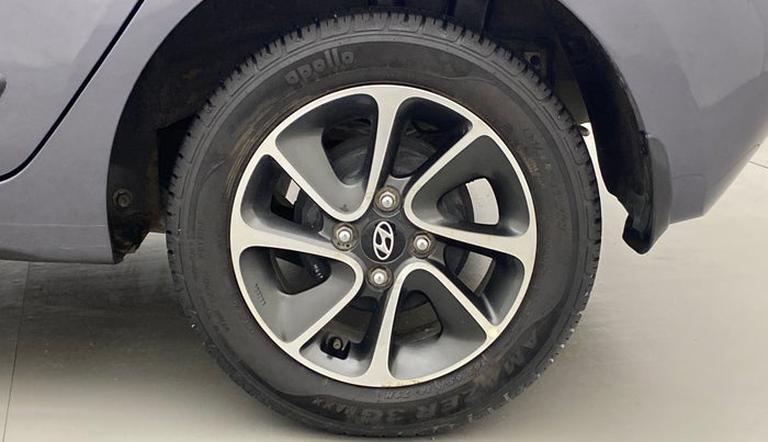 2017 Hyundai Grand i10 SPORTZ (O) 1.2 AT VTVT, Petrol, Automatic, 9,962 km, Left Rear Wheel