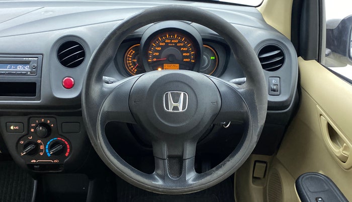2014 Honda Amaze 1.2 EXMT I VTEC, Petrol, Manual, 70,248 km, Steering Wheel Close Up