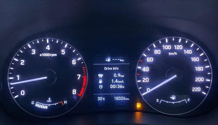 2019 Hyundai Creta 1.6 SX (O) VTVT, Petrol, Manual, 18,126 km, Odometer Image