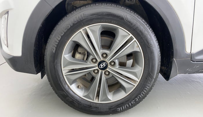 2016 Hyundai Creta 1.6 SX PLUS AUTO PETROL, Petrol, Automatic, 87,345 km, Left Front Wheel