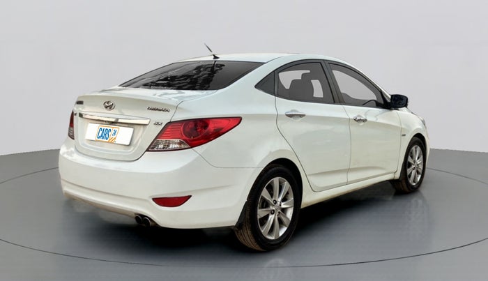 2011 Hyundai Verna FLUIDIC 1.6 CRDI SX OPT, Diesel, Manual, 54,251 km, Left Back Diagonal