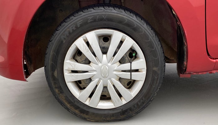 2015 Datsun Go Plus T, Petrol, Manual, 73,717 km, Left Front Wheel