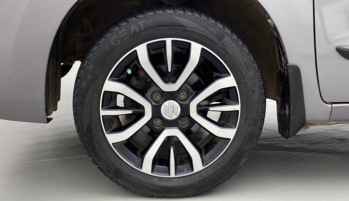 2018 Maruti Wagon R 1.0 VXI AMT, Petrol, Automatic, 84,827 km, Left Front Wheel