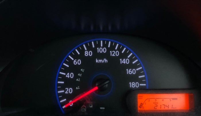 2017 Datsun Go T, Petrol, Manual, 21,939 km, Odometer Image