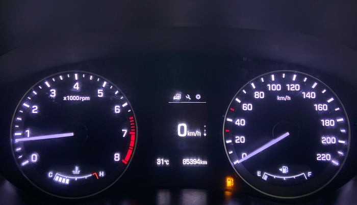 2016 Hyundai Elite i20 ASTA 1.2, Petrol, Manual, 85,394 km, Odometer Image