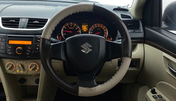 2013 Maruti Swift Dzire VXI, Petrol, Manual, 89,388 km, Steering Wheel Close Up