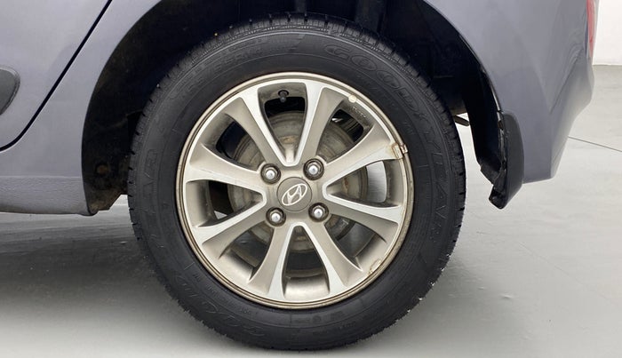 2014 Hyundai Grand i10 ASTA 1.2 KAPPA VTVT, Petrol, Manual, 93,104 km, Left Rear Wheel