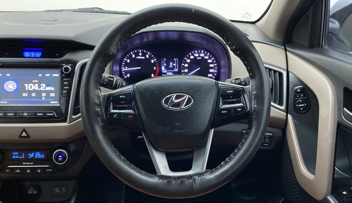2015 Hyundai Creta 1.6 SX PLUS PETROL, Petrol, Manual, 58,130 km, Steering Wheel Close Up