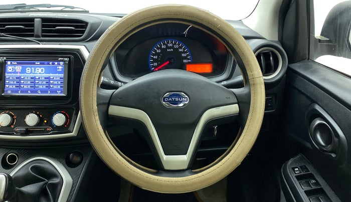 2019 Datsun Go A Optional, Petrol, Manual, 85,976 km, Steering Wheel Close Up