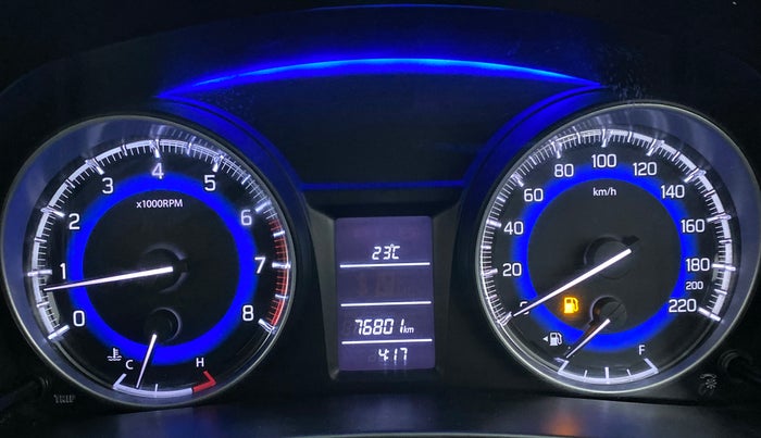 2016 Maruti Baleno DELTA PETROL 1.2, Petrol, Manual, 76,835 km, Odometer Image