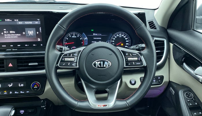 2020 KIA SELTOS 1.4 GTX+ TURBO GDI PETROL AT, Petrol, Automatic, 16,132 km, Steering Wheel Close Up