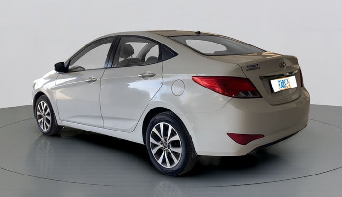 2015 Hyundai Verna FLUIDIC 1.6 SX CRDI, Diesel, Manual, 92,072 km, Left Back Diagonal