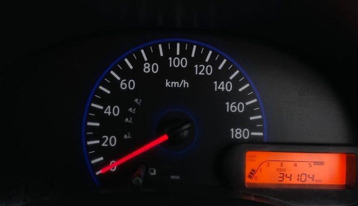 2016 Datsun Go Plus T, Petrol, Manual, 34,137 km, Odometer Image