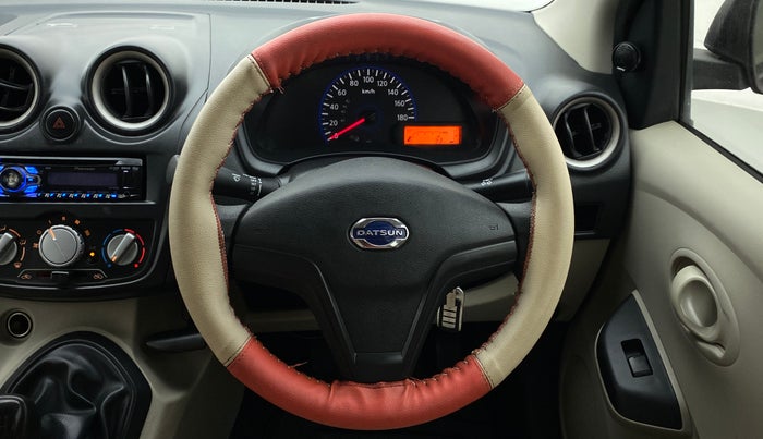 2016 Datsun Go Plus T, Petrol, Manual, 34,137 km, Steering Wheel Close Up