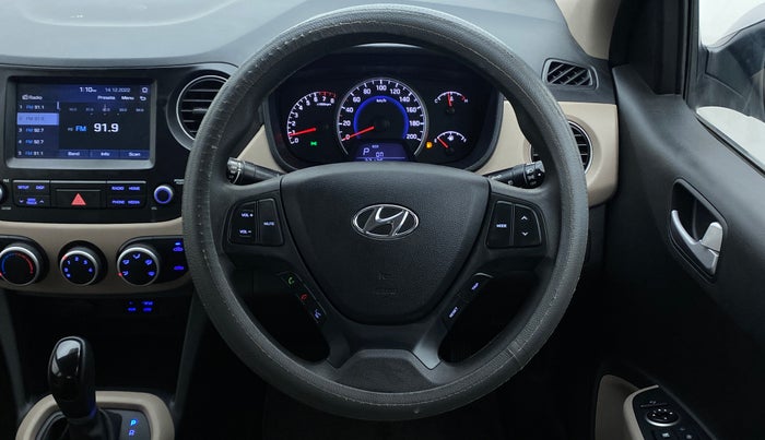 2017 Hyundai Grand i10 SPORTZ (O) 1.2 AT VTVT, Petrol, Automatic, 32,162 km, Steering Wheel Close Up